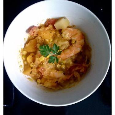 Chowder Aux Crevettes Et Homard