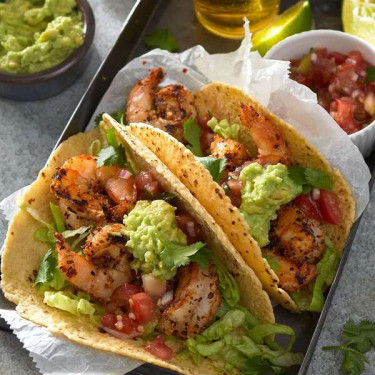 Tacos Aux Crevettes Grillées