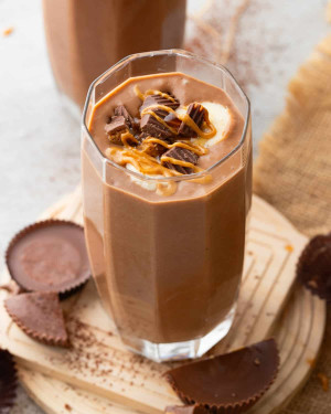 Smoothie Au Beurre De Cacahuète Et Chocolat