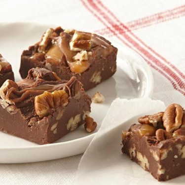 Fudge Au Caramel Et Aux Noix De Pécan