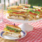 Club Sandwich Au Poulet Salade