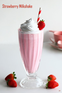 Milkshake Épais Aux Fraises