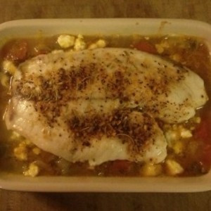 Tilapia Au Four Avec Crevettes