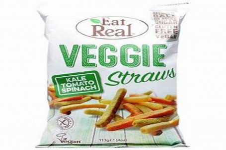 Eat Real Veggies Straws Kale Tomato Spinach 135G