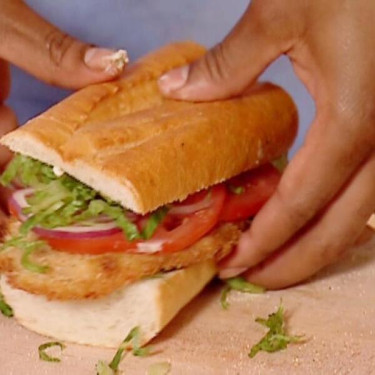 Sandwich De Fletan Frit