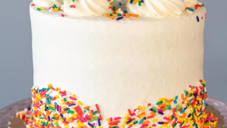 6 Vanilla Confetti Cake