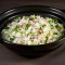 Yuán Bāo Xián Ròu Cài Fàn Shredded Jinhua Ham Young Chinese Cabbage Rice In Clay Pot