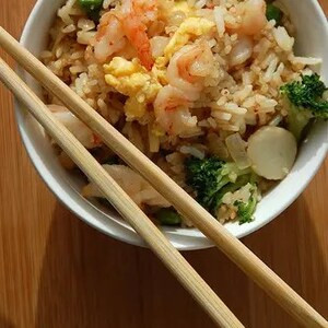 Assiette De Crevettes Frittes