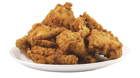 Repas de poulet frit 8 pièces : comprend 8 poulets frits, mélangés ou jambes et cuisses uniquement, et 2 côtés.
