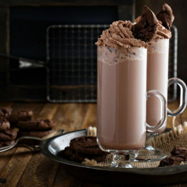 Mélange De Glace Au Chocolat