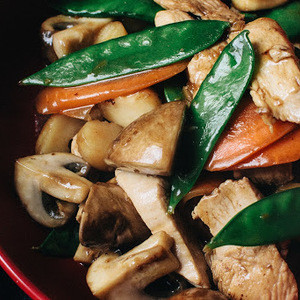 Moo Goo Gai Pan Déjeuner Spécial