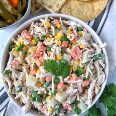 Salade De Poulet Aux Légumes