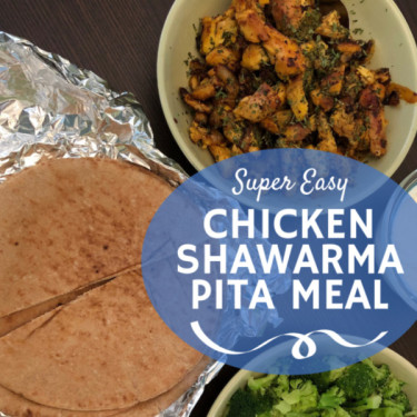 Pita Au Poulet Shawarma