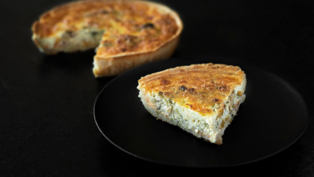 64. Cheddar, Leeks And Bacon Quiche