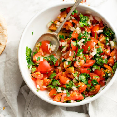 Salade De Tomates Et Oignons