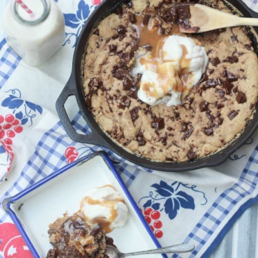 Poêle Aux Biscuits Au Caramel Salé