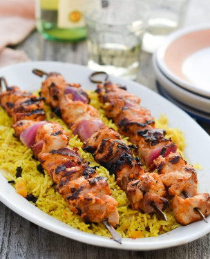 Assiette De Kebab Au Poulet