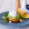 Corn and Zucchini Fritters with Grilled Haloumi (2638 kJ)