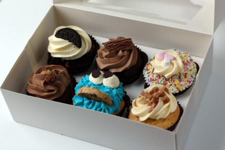 Box of 6 Mixed Cupcakes