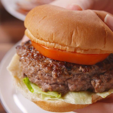 Gros Burger Au Bacon Et Au Cheddar