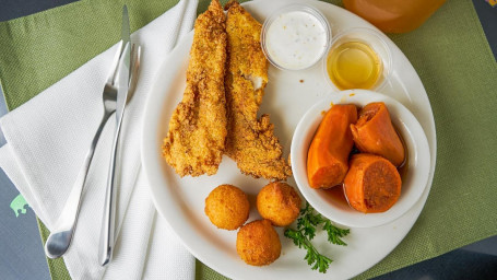 Catfish And Hush Puppies Lunch