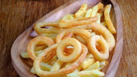 Onion Rings With Fries