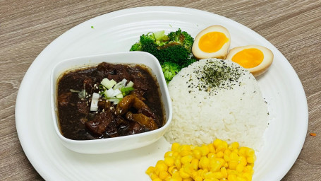 #4. Braised Pork Rice Bowl Lǔ Ròu Fàn