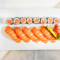 Salmon roll and Sushi combo