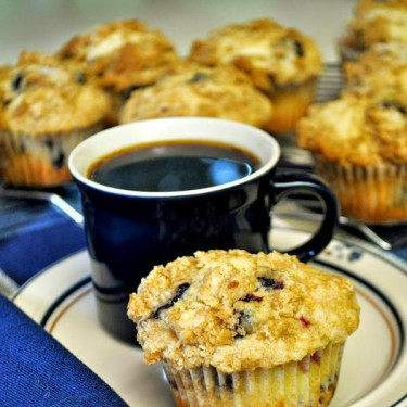 Muffin Aux Myrtilles Et Crumble