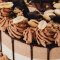 Chocolate Peanut Butter Cheesecake Slice