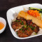 B4. Grilled Chicken Slices, Fried Roll Bun Ga Nuong, Cha Gio xiāng máo shāo jī ròu, chūn juǎn mǐ fěn