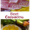 Carpaccio De Betterave