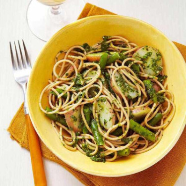 Spaghettis Au Pesto