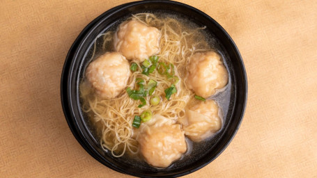 201. Prawn Wonton With Noodle In Soup Xiān Xiā Yún Tūn Tāng Miàn