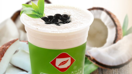 Sd04 Taro Coconut Milk Black Tea Zǐ Yù Yē Zi Nǎi Chá