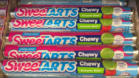 Sweet Tarts Extreme Sour Chew 3.75 Oz Box