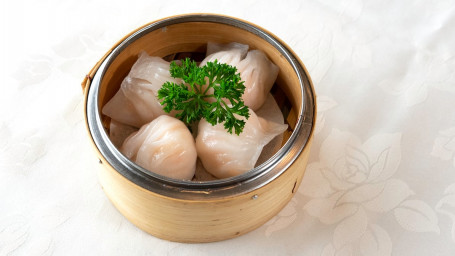 17. Steamed Shrimp Dumpling With Coriander Chives