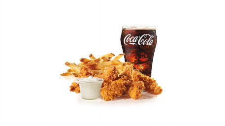 (5 Chicken Tenders Hand-Breaded- Medium Combo