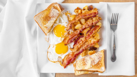 2 Oeufs, Frites Maison Toast