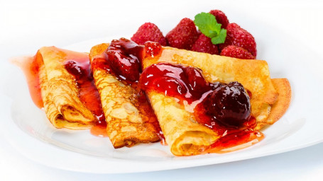 Blini Crepes (2 Pcs) With Two Toppings