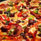 Sausage Duo Gourmet Deluxe Pizza Family Size