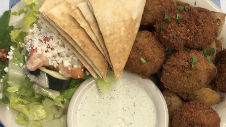 Falafel Kabob Platter