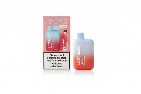 Lost Mary Red Apple Ice Bm600 Disposable Vape