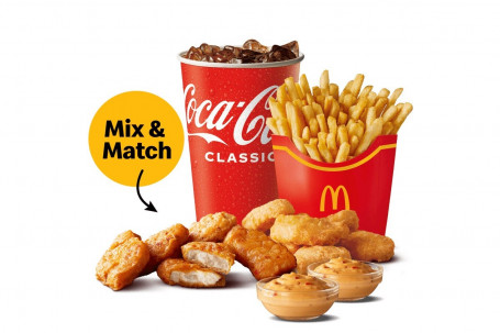 Mcnuggets De Poulet Moitié-Moitié 10Pc