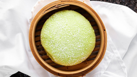 43. Steamed Coconut Milk Sponge Cake (Small Plate) Yē Xiāng Mǎ Lái Gāo