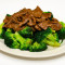 45. Sauteed Beef Slices with Broccoli Spears xī lán huā chǎo niú ròu
