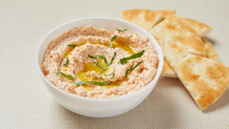 Carrot Yogurt Dip With Pita