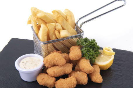 Vegan Scampi With Vegan Tartar Sauce