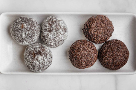 Chocolate Balls With Chocolate Sprinkles