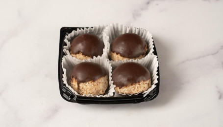 Raw Chocolate-Truffle Dipped Macaroon 4-Pack